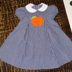 Claire & Charlie Boutique Girls Smocked Dress Short Sleeve Size 2T